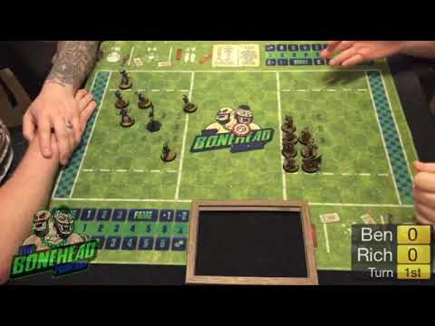 The Bonehead Podcast - Blood Bowl 7s Game 1 (Humans vs Skaven)