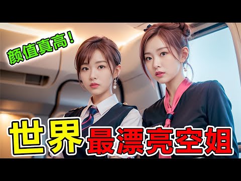 世界上“最漂亮”的10大空姐，第一名直接穿比基尼，服務男乘客，場面一度失去控制#世界之最#地球最top #前10名#top10 #出類拔萃#空姐#美女