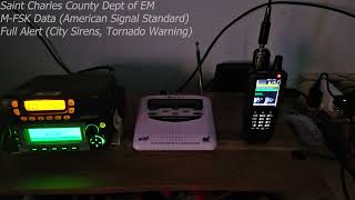 Miniature EAS Compilation + St Charles County Siren Telemetry | 11/4/24