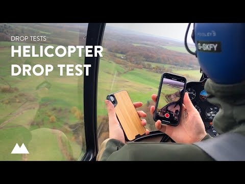 Mous — We Dropped An iPhone X Out Of A Helicopter! — Protective Phone Cases