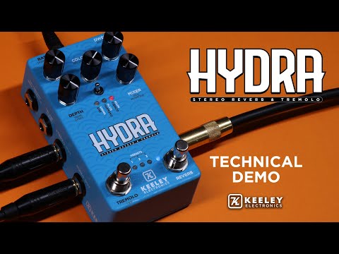 Keeley Electronics HYDRA Stereo Reverb and Tremolo - Technical Demo