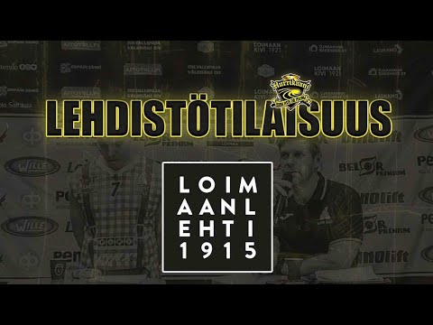 LEHDISTÖTILAISUUS, Hurrikaani-Loimaa - Lakkapaa.com 3-1 16.1.2021