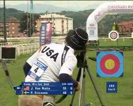 Jamie Van Natta v Petra Ericsson – compound women's gold | Varese 2007 Archery World Cup stage 2