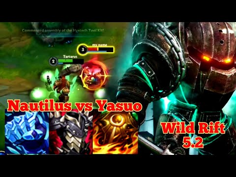 Nautilus vs Yasuo Top - Wild Rift 5.2 Baron Lane