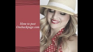 How to work on OneBackpage Dating | Ads Posting  Site