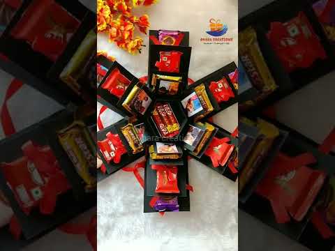 5 Layers Big Chocolate Explosion Box For Birthday 🍫🎁 #shorts #chocolate #dairymilk  #youtubeshorts