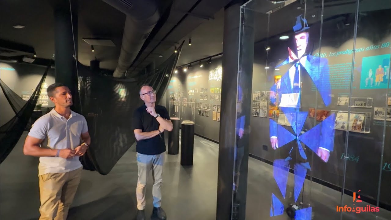 Un holograma de Paco Rabal dará desde hoy la bienvenida a los visitantes que acudan al centro de interpretación del universal actor aguileño
