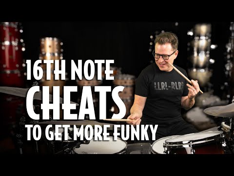 Pro Drummer Teaches You "Cheats" To Make Your Strong Hand 16th Notes More Funky