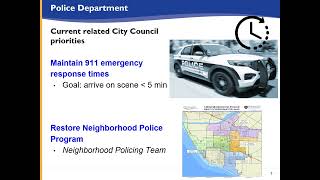 City Council - 12/2/2025 - Agenda Item D1 - Public Safety Workshop - POLICE