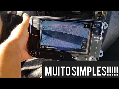 Instalação câmera Ré Jetta com Car play
