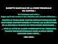 Francis Cousin : Gazette radicale de la crise terminale du Capital - Mai 2026