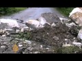 Strong earthquake hits India, Nepal and Tibet.