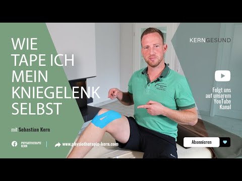 Wie tape ich mein Knie selbst?