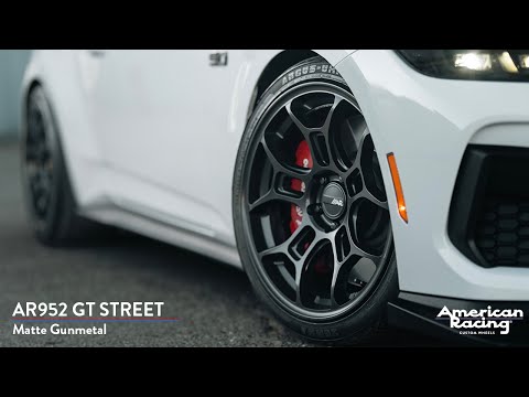 American Racing AR952 GT Street | 19x10 // 19x11 | Matte Black | Ford Mustang