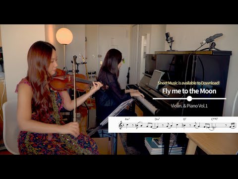 [Sheet Music] Fly me to the moon - Jazz Violin & Piano - with Haeun Joo (Violin & Piano Vol.1)