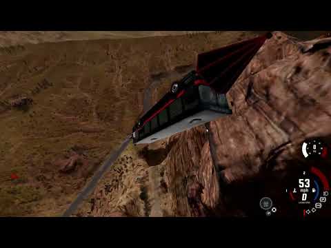Beamng Drive Quick Jump With Bus (Rocket Attached)