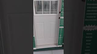 I recommend Menards Mastercraft doors for your next exterior door