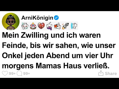 [GANZE STORY] Mein Zwilling und ich waren Feinde, bis wir sahen, wie unser Onkel das Haus verließ.