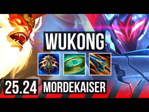 WUKONG vs MORDEKAISER (TOP) | Good KDA: 15/1/8 | EUW Diamond | 25.24