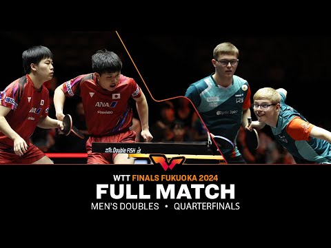 FULL MATCH | Harimoto / Matsushima vs Lebrun / Lebrun | MD QF | #WTTFukuoka 2024