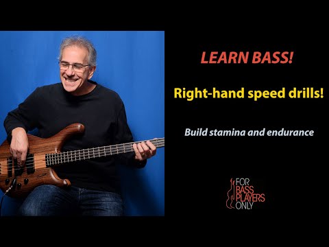 RIght-hand speed drills for bass