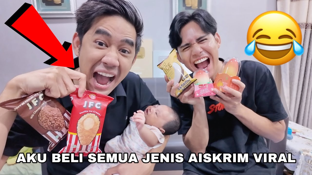 AKU BELI SEMUA JENIS AISKRIM VIRAL 😂