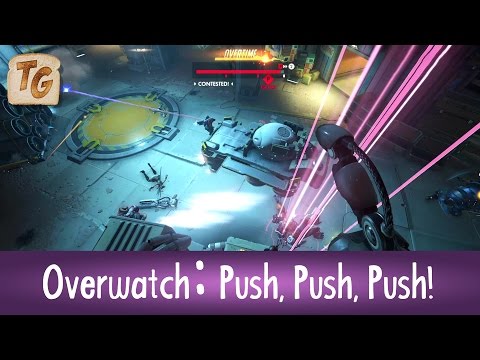 Overwatch: Push, Push, Push! - Symmetra & Widowmaker Competitive Overwatch Gameplay