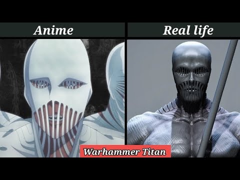 Attack On Titan Real Life Vs Anime Titans Comparison ( Spoiler )
