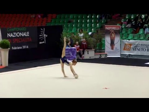 Giulia Ricci, palla, Finale nazionale specialità 2016, Fabriano