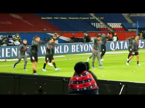 PSG / Reims 23.01.2022 : 4-0 (L1 J22) 1/4 : Entrée du PSG
