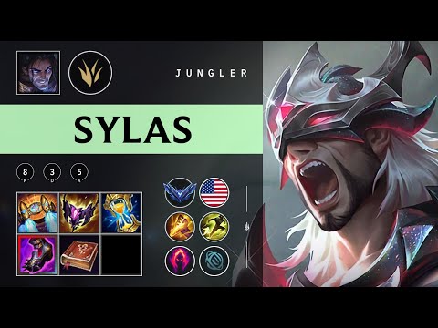 Sylas Jungle vs Jarvan IV - NA Diamond Patch 25.22