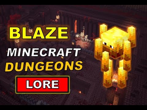 Lore de Minecraft VE  - Blaze Lore Minecraft Dungeons: Blazes heal with Fire