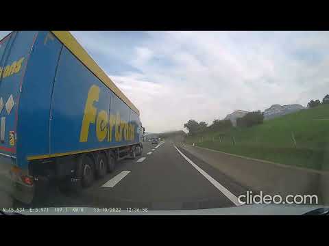 Trajet A41 et A43 sens Grenoble - Chambéry