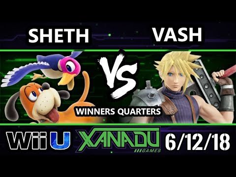 S@X 254 Smash 4 - SHETH (Duck Hunt) Vs. Vash (Cloud) - Wii U Winners Quarters
