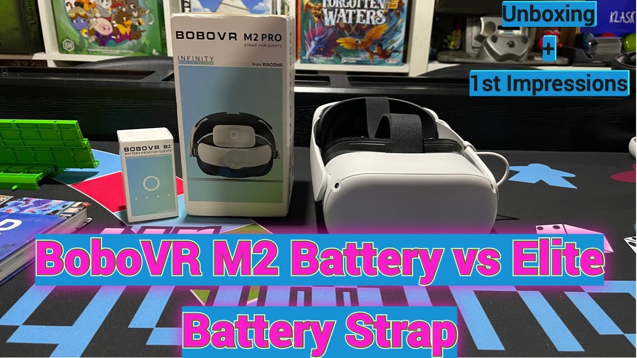 Oculus Quest 2 BoboVR M2 Pro Battery Headstrap vs Elite Battery Strap - Unboxing + Impressions