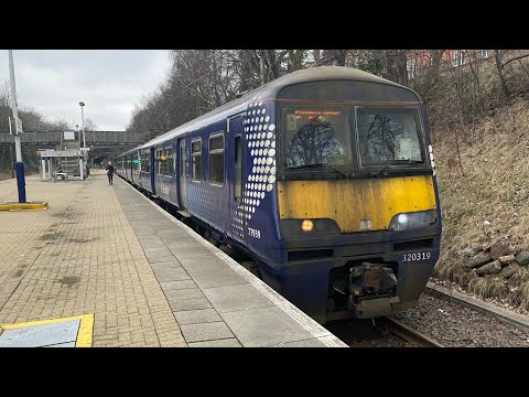 3 Class 318/320 Units at Pollokshields West (320319/318260/318259) | Scotrail | 13.02.2023