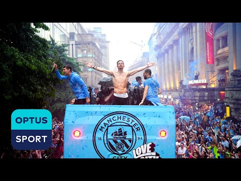 TREBLE WINNERS | Manchester City's full champions parade