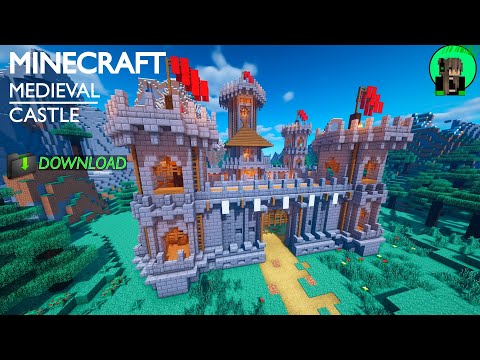 DaluGames - Minecraft: How To Build a Medieval Castle Easy [DOWNLOAD]｜How to build an Easy Medieval Castle?