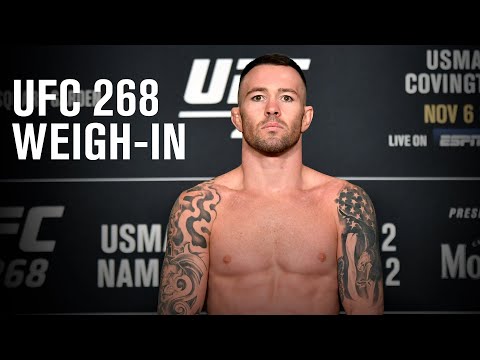 UFC 268: Usman vs Covington 2 Weigh-in