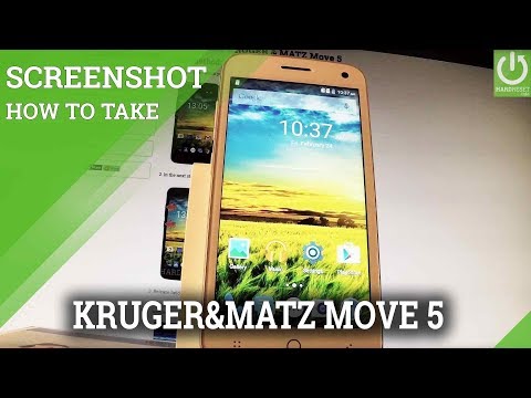 How to Take Screenshot in KRUGER & MATZ Move 5 - Capture Screen