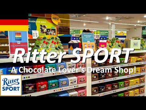 【Ritter SPORT】🇩🇪Germany's No.1 Chocolate! Shopping at the Ritter SPORT factory store