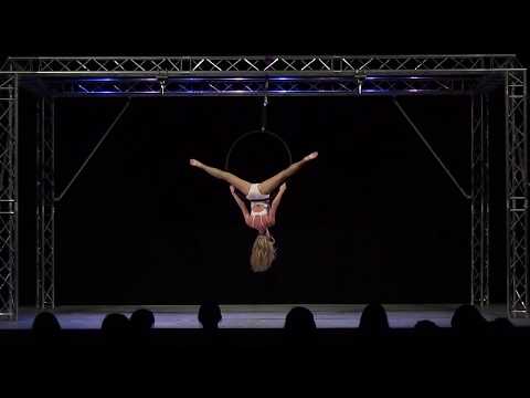 Lynsey Spyrou - Solent Pole & Hoop Competition - Beginners Hoop 2nd Place