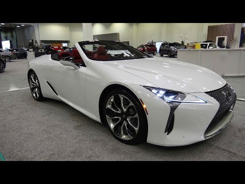 2021 Lexus LC 500 Convertible at the Twin Cities Auto Show.