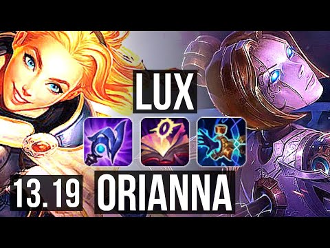 LUX vs ORIANNA (MID) | Rank 1 Lux, 10/1/19, Legendary, Rank 19 | TR Challenger | 13.19