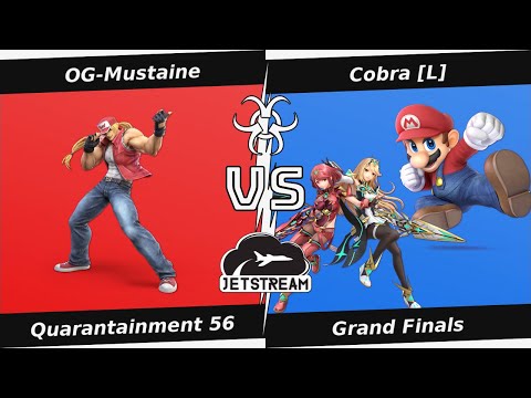 Quarantainment 56 Grand Finals - OG-Mustaine (Terry) Vs Cobra [L] (Mario, Pyra) - SSBU