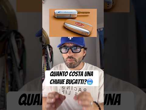 Quanto costa una chiave Bugatti?🥶 (la Chiron è uscita di produzione ormai, ma così vi fare un’idea)