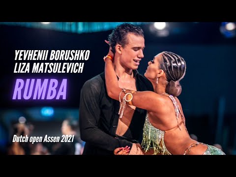 Yevhenii Borushko - Liza Matsulevich (UKR) | Rumba | WDC AL World U21 | Dutch Open Assen 2021