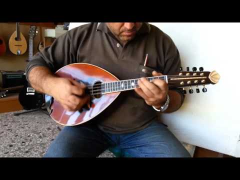 Δοκιμή Μαντολίνου (mandolin) - Οργανοποιείο Φραγκιαδάκης Γεώργιος