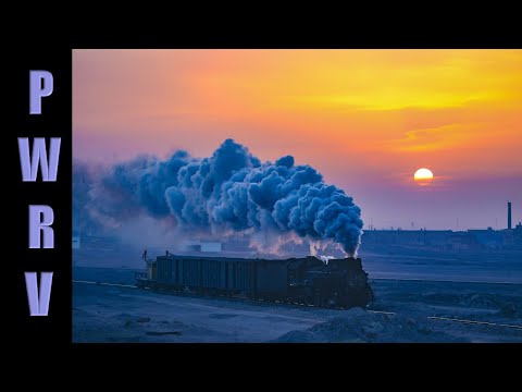 Chinese Railways - Compilation of Sandaoling Worker's Steam Train Between Dongbolizhan to Xibolizhan
