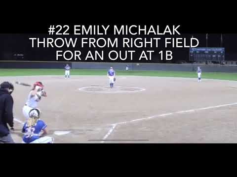 #22 Emily Michalak outfield